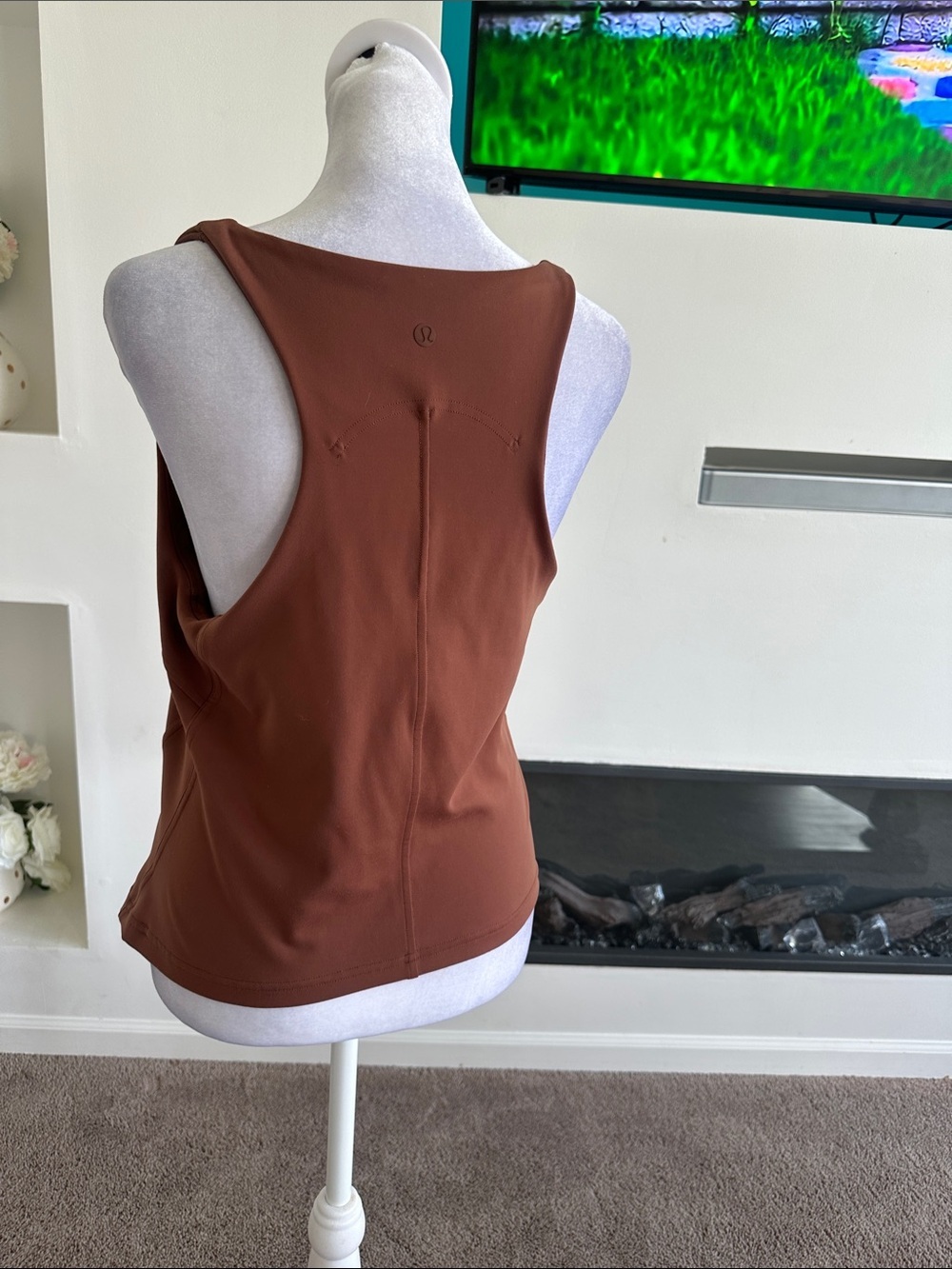 lululemon athletica Rust Brown Racerback Tank - Picture 4 of 4